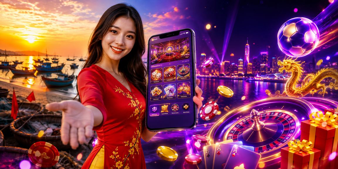 Khung cảnh bãi biển Mũi Né với trải nghiệm casino mobile cực chất tại 7xgame
